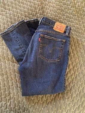 Levi's 501 Dark Wash Straight-Leg Jeans